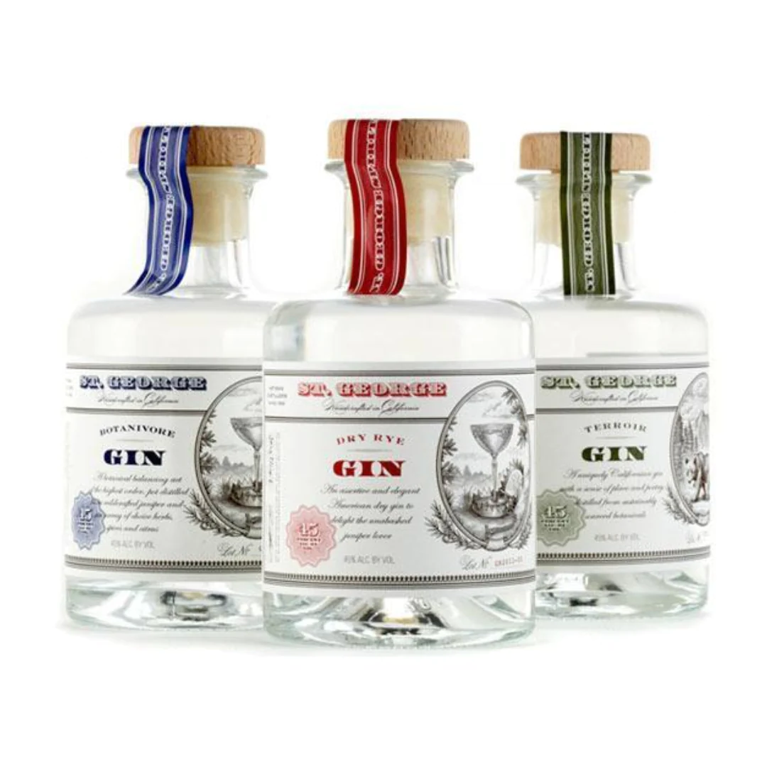 St. George Spirits - Dry/Terroir/Botanivore Gin Set